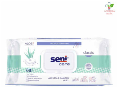 Seni vlažne maramice Classic 68 komada Ruža Apoteka delivery