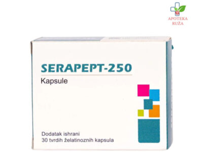 Serapept 250 protiv otoka i bola 30 kapsula Ruža Apoteka delivery