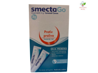 Smecta Go protiv dijareje karmela čokolada za decu iznad 8 godina 12 direkt kesica Ruža Apoteka delivery