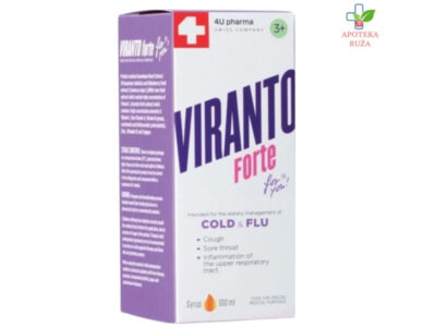 Viranto Forte protiv prehlade i gripa za decu od 3+ 100ml Ruža Apoteka delivery
