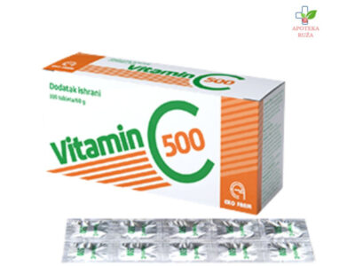 Vitamin C 10x500mg tablete Ekofarm 1 tabla Ruža Apoteka delivery