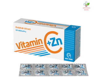 Vitamin C+Zn tablete Ekofarm 1 tabla Ruža Apoteka delivery