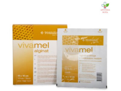 Vivamel alginatna obloga sa medom 10cm x 10cm 1 komad Ruža Apoteka delivery
