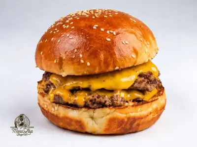 Cheddar double Mona Lisa Burger Bar dostava