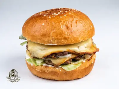 Dimljeni burger double Mona Lisa Burger Bar dostava