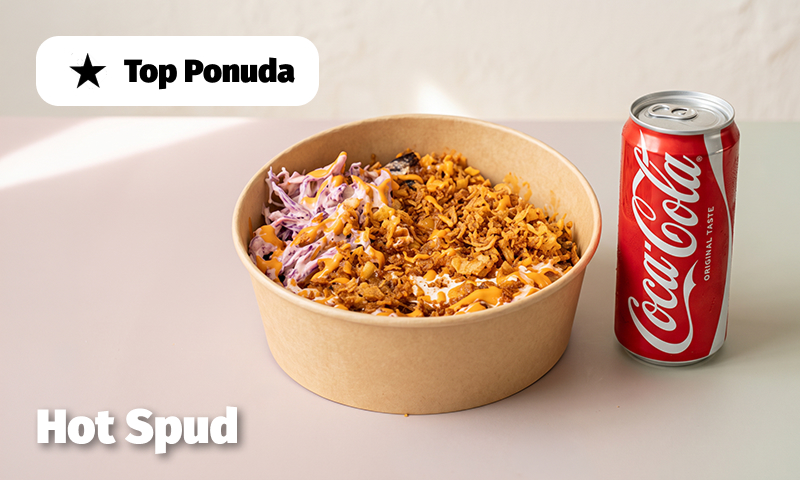 Hot Spud 4 sira + coca cola o,33l