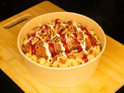 Mac and cheese šnicla Hot Spud dostava