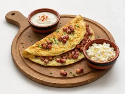 Omelette with pancetta Scooby Doo delivery