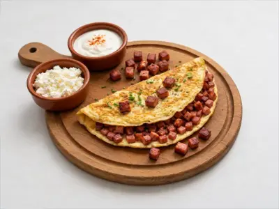 Omelette with ham Scooby Doo delivery