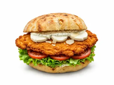 Viennese chicken in a bun Scooby Doo delivery