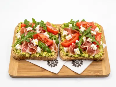 Prosciutto and Avocado Toast Kafeterija Obrenovac delivery