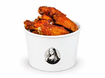 Chicken wings bucket Mona Lisa Burger Bar delivery